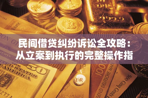北京民间借贷纠纷诉讼全攻略：从立案到执行的完整操作指南