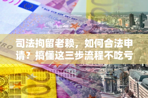 北京司法拘留老赖，如何合法申请？搞懂这三步流程不吃亏！