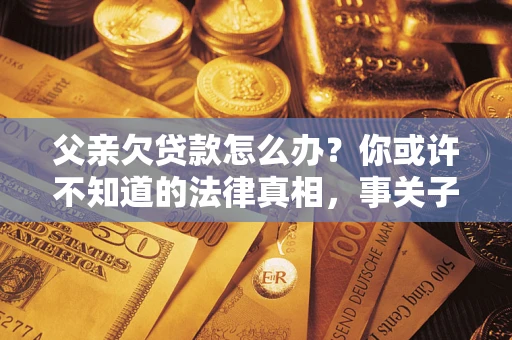 北京父亲欠贷款怎么办？你或许不知道的法律真相，事关子女未来