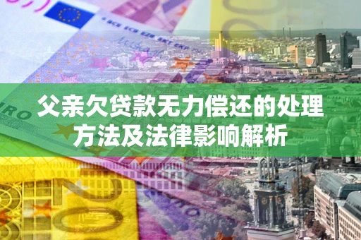 北京父亲欠贷款无力偿还的处理方法及法律影响解析